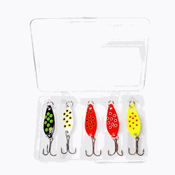 Fladen Conrad light spoon 5g er perfekt til UL-fiskeri og Put & Take.